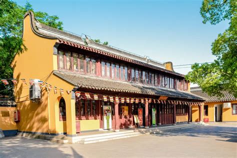 Landscape of Longhua Temple Stock Image - Image of perfect, antique ...