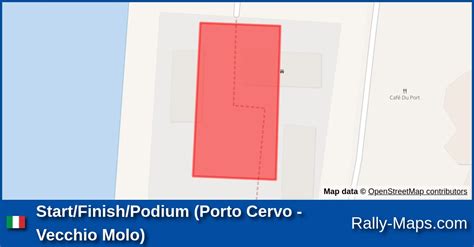 Start Finish Podium Porto Cervo Vecchio Molo Stage Map Rally