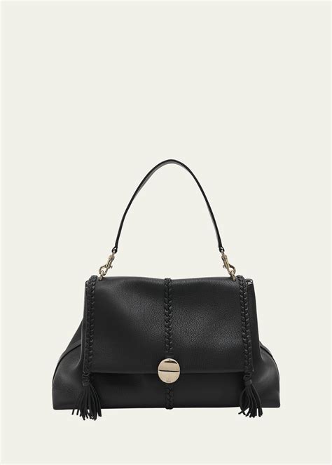 Chloe Penelope Medium Top Handle Bag In Smooth Grained Leather