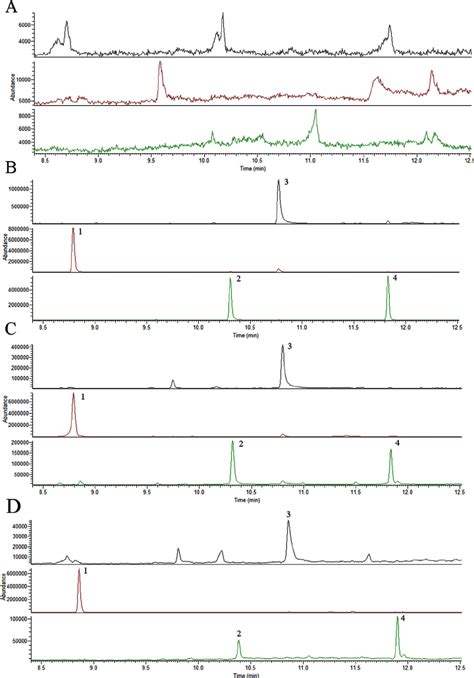 Chromatograms Of Blank Plasma A Blank Plasma Spiked With