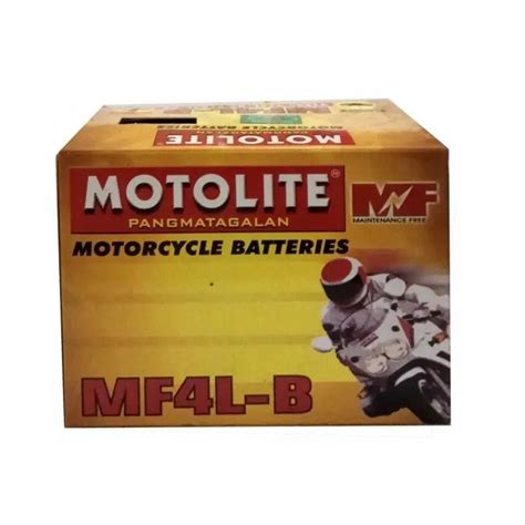 Motolite Motorcycle Battery Mf4l B Maintenance Free Battery Lazada Ph