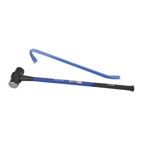 Graphite Sledge Hammer Kg Lb Wrecking Bar Mm Combo