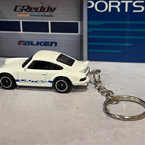 Porsche Hot Wheels Keychain Etsy