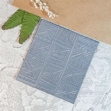 Текстурный лист "Африканский ковер" / Rubber texture sheet "African rug"