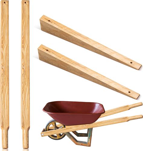 Amazon Willbond Wood Replacement Wheelbarrow Handles With