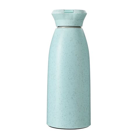 Стъклена бутилка, синя, 350 мл. - MINISO България