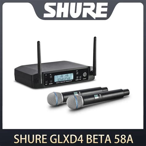 SHURE micrófono inalámbrico GLXD4 Beta 58a 100 Original UHF