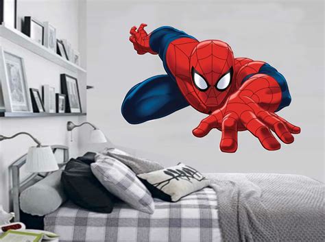 Adesivo De Parede Quarto Infantil Super Her I Homem Aranha R