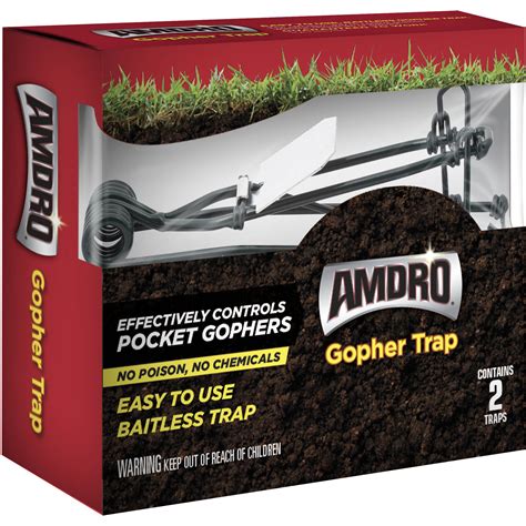 Buy Amdro Bait Free, Mole and Gopher Trap, 2 Pack Online in India. 55469016