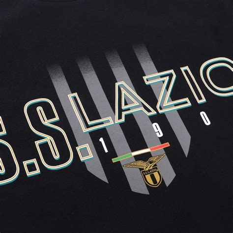 SS LAZIO BLACK GRAPHIC T-SHIRT 2023/24