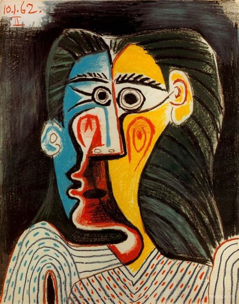 Pablo Picasso Tête De Femm 1962 Picasso Artwork Picasso Art Pablo