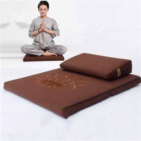 Deluxe Lotus Japanese Zafu Zabuton Yoga Meditation Cushion