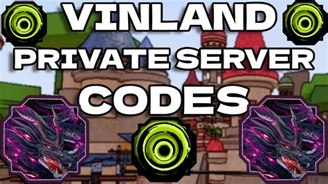 Private Server Codes For Vinland Shindo Life Youtube