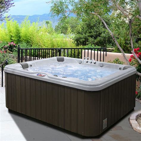 American Spas Person Jet Premium Acrylic Lounger Spa Hot Tub With Bluetooth Stereo System