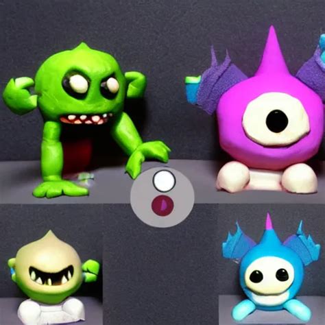 Claymation Style Monsters Binding Of Isaac Stable Diffusion OpenArt