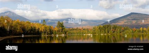 Mount Katahdin Lake as seen from Maine's Katahdin Lake Stock Photo - Alamy