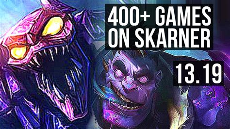 SKARNER Vs DR MUNDO TOP 2 1M Mastery Rank 7 Skarner 400 Games