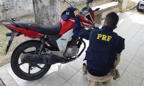 Areia Branca PRF Recupera Motocicleta Roubada No Dia Anterior O Que