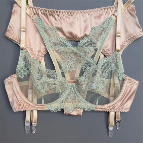 Green Lingerie Etsy