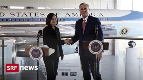 Taiwans Pr Sidentin In Den Usa Kevin Mccarthy Empf Ngt Taiwans