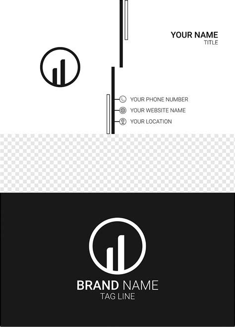 Modern Creative Minimal Business Card Png Pngwing