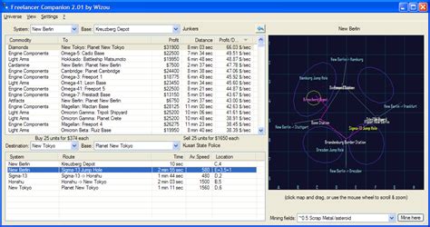 Pc Game Freelancer Universe Map