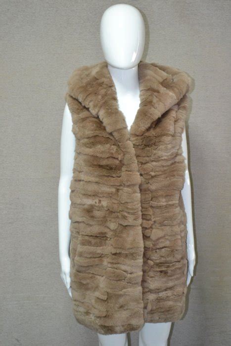 Artisan Furrier Chinchilla Rex Fur Coat Gilet Made In Catawiki