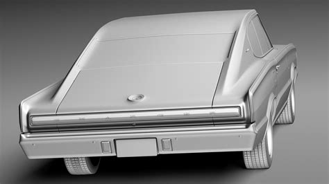 Dodge Charger 1966 3d Model By Squir