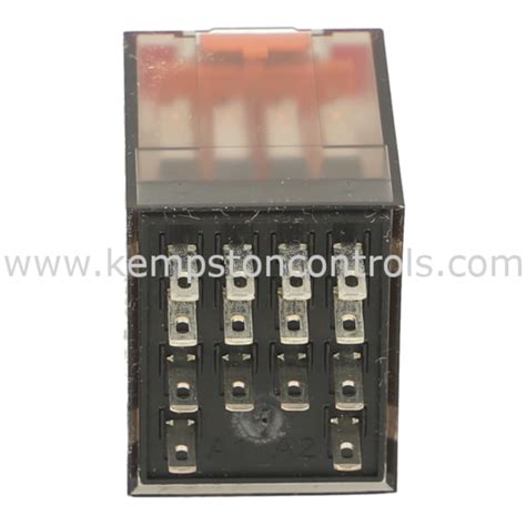 Schrack PT570524 SCHRACK RELAY PLUG IN TERMINALS 4CO 24VAC 14 PIN