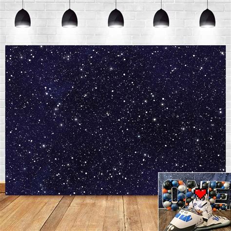 Amazon BELECO 20x10ft Fabric Galaxy Stars Backdrop Starry Night