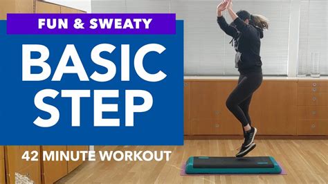 Basic Step Aerobics Cardio Workout Min Fun Home Workout Youtube