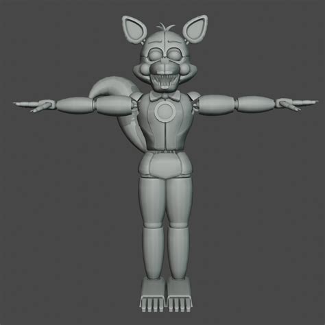 Fichier 3d Five Nights At Freddy S Funtime Foxy Files For Cosplay Or Animatronics・modèle à