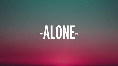 Alan Walker Alone Lyrics Youtube