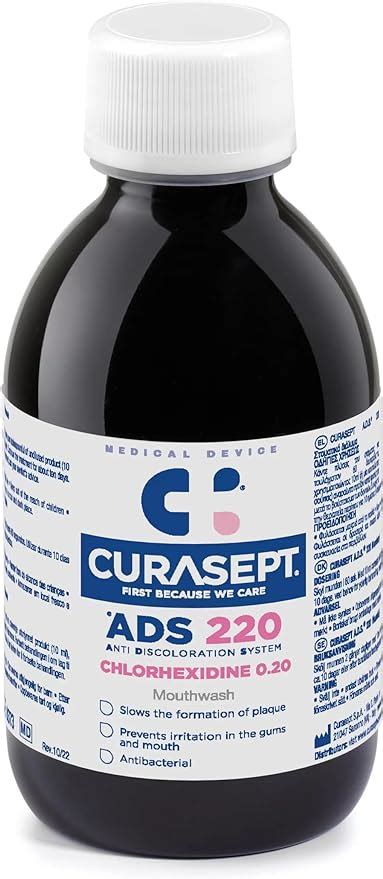 Curasept ADS DNA Oral Rinse Chlorhexidine 0 20 Hyaluronic Acid DNA