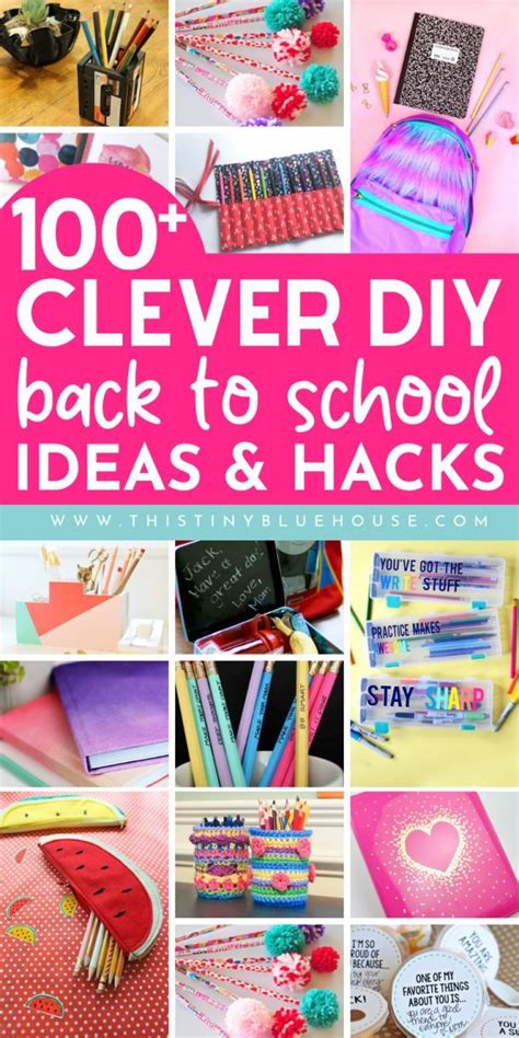 125 Super Fun Back To School Diy Ideas And Hacks School Diy Diy Back