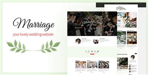 Marriage – Responsive Wedding WordPress Theme - Free Download ...