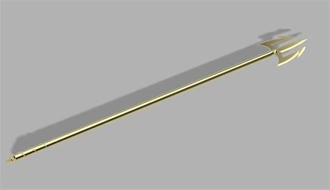 Dcau Aquaman Trident 3d Model 3d Printable Cgtrader