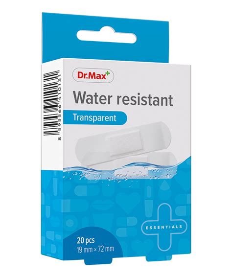 Plastry Water Resistant Transparent Dr Max Plastry Wodoodporne 19 Mm X