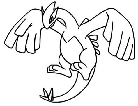 Desenhos Para Colorir Pokemon Lugia Desenhos Pokemon