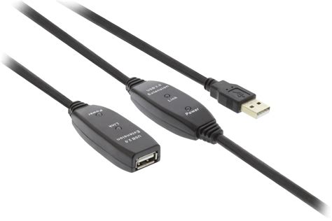 Cable Alargador Usb Activo Usb A Macho Usb A Hembra De M En