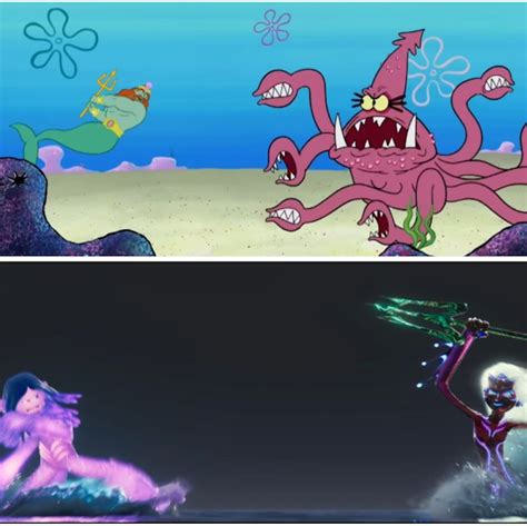 Kraken Vs Mermaid Spongebob X Ruby Gillman By Gabriel3215 On Deviantart