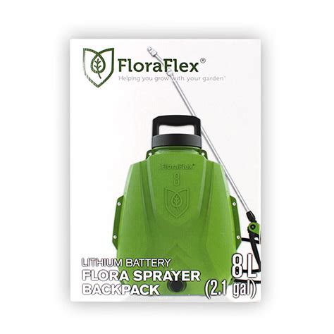 Floraflex Battery Powered Backpack Sprayer 8 Liter Electric Garden