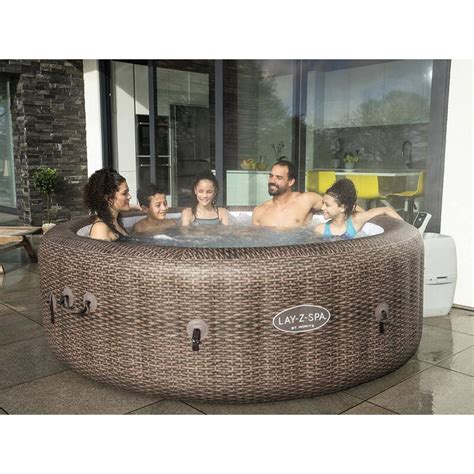 Bestway L Inflatable Spa Pool Layz St Moritz Air Jet Home Living