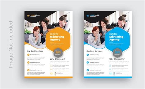 Premium Vector Corporate Business Digital Marketing Agency Flyer Design Template