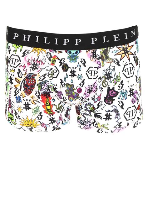 Трусы-боксеры с принтом от PHILIPP PLEIN за 8 540 рублей со скидкой 30% ...