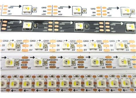 4 Colors In 1 Digital 5050 Led Sk6812 Rgbw Rgbww Led Strip Witoptech