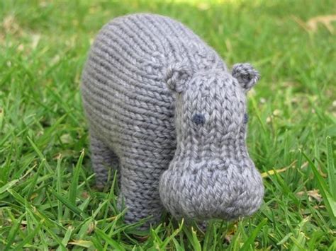 Hippo Knitting Pattern By Linda Dawkins Knitting Pattern Hippo