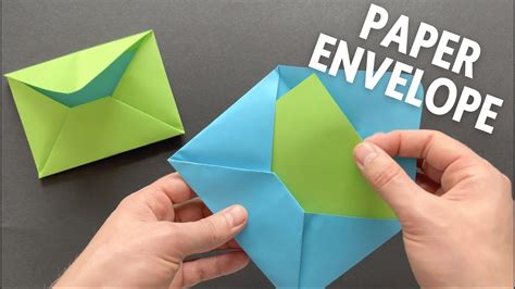 Origami Paper Envelope How To Make Paper Envelope Without Glue YouTube