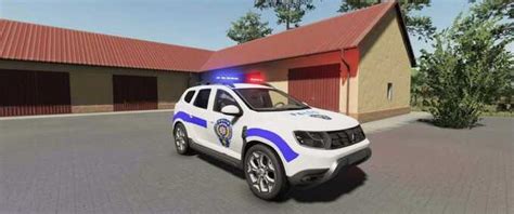 LS22 Dacia Duster Polizei v 1 0 0 0 PKWs Mod für Landwirtschafts