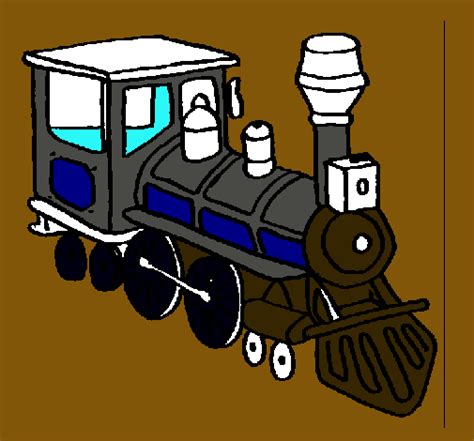 Dibujo de Tren pintado por Joja en Dibujos net el día 04 12 11 a las 20